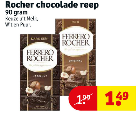 Ferrero Rocher   chocolade folder aanbieding bij  Kruidvat - details