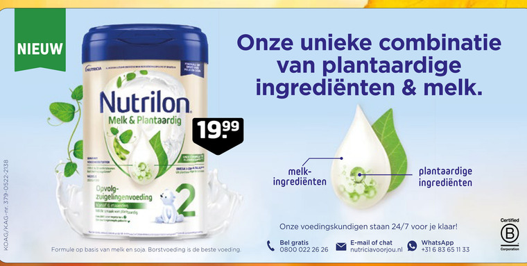 Nutrilon   babyvoeding folder aanbieding bij  Trekpleister - details