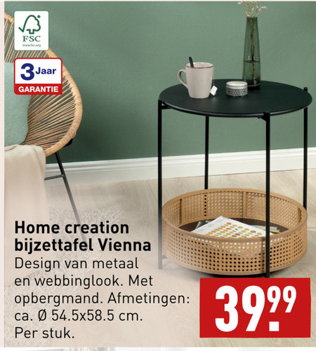 kiem mixer Beschikbaar bijzettafel folder aanbieding bij Aldi - details