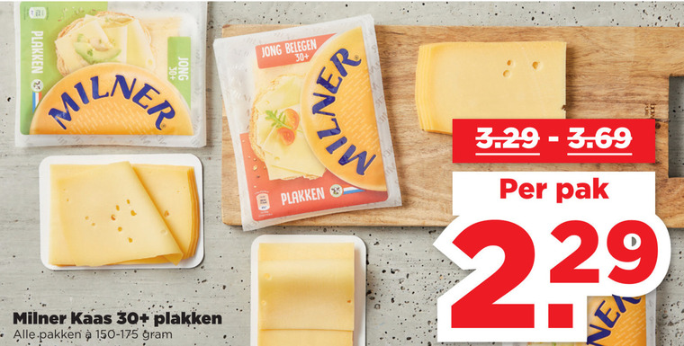 Milner Kaasplakken Folder Aanbieding Bij Plus - Details