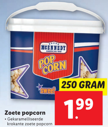 McEnnedy   popcorn folder aanbieding bij  Lidl - details