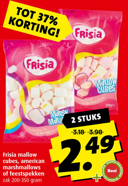 Frisia   snoep, marshmallows folder aanbieding bij  Boni - details