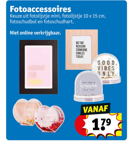 fotolijst folder aanbieding bij Kruidvat -