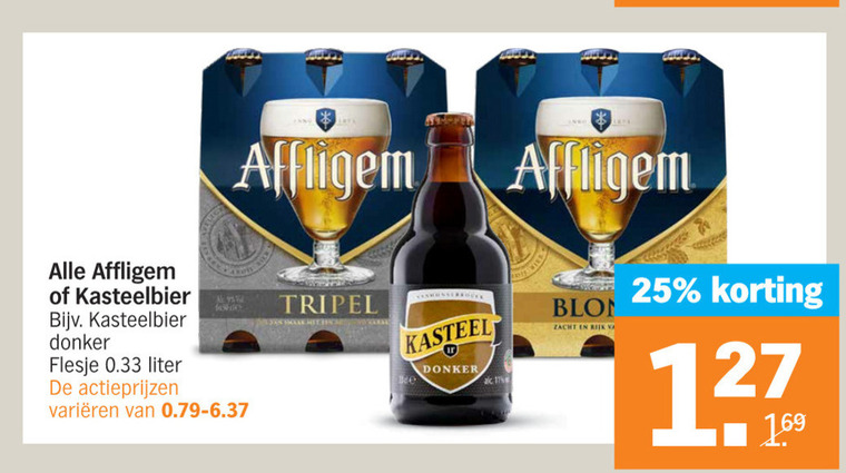 Affligem   speciaalbier folder aanbieding bij  Albert Heijn - details