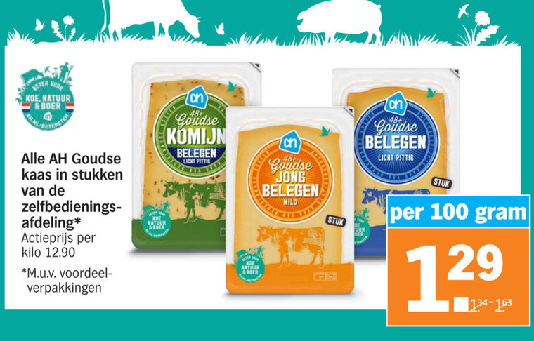 Albert Heijn Huismerk   kaas folder aanbieding bij  Albert Heijn - details