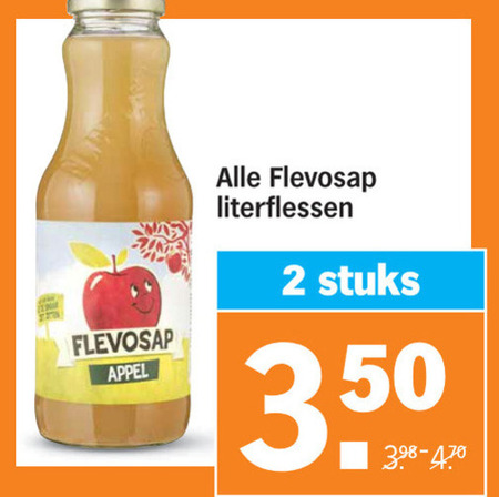 Flevosap   appelsap folder aanbieding bij  Albert Heijn - details