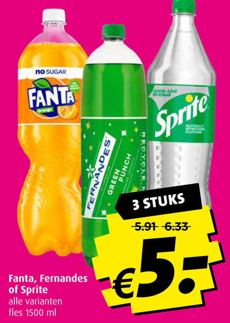 Sprite   frisdrank folder aanbieding bij  Boni - details