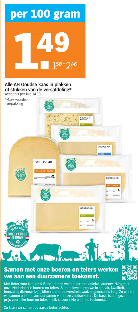 Kaasplakken, Kaas Folder Aanbieding Bij Albert Heijn - Details