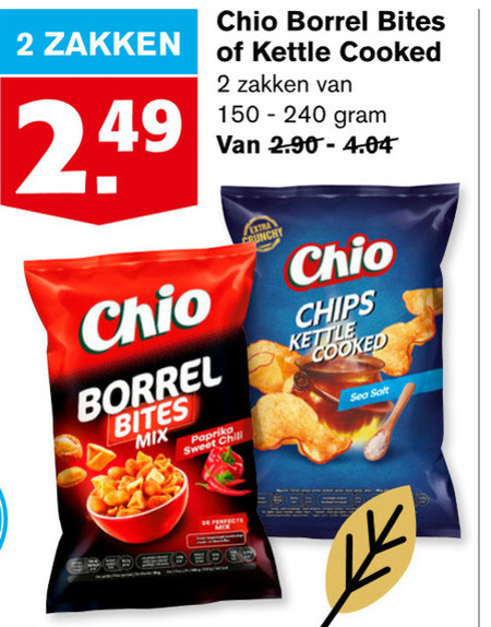 Chio   chips folder aanbieding bij  Hoogvliet - details