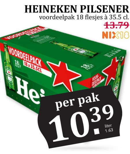 Heineken   flesje bier folder aanbieding bij  Boons Markt - details