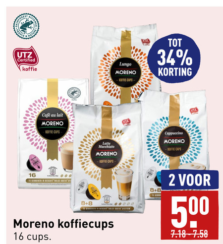 Moreno   dolce gusto capsules folder aanbieding bij  Aldi - details