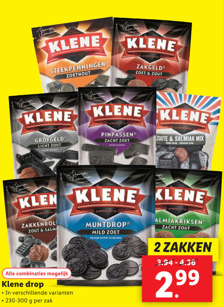 Klene   drop folder aanbieding bij  Lidl - details