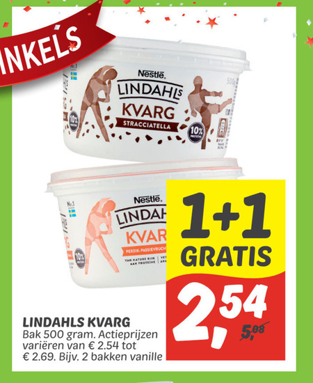 Lindahl Kvarg Kwark Folder Aanbieding Bij Dekamarkt - Details