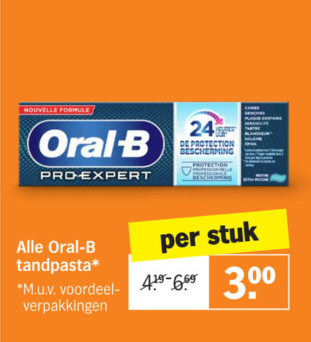 Oral-B Tandpasta Folder Aanbieding Bij Albert Heijn - Details