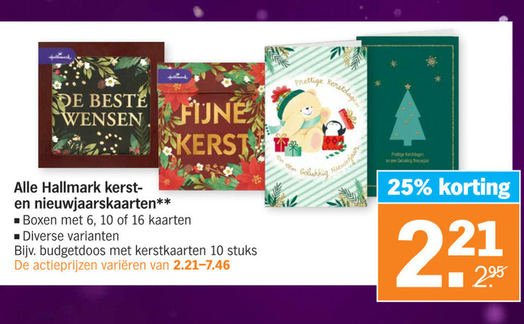 Kerstkaart Folder Aanbieding Bij Albert Heijn Details