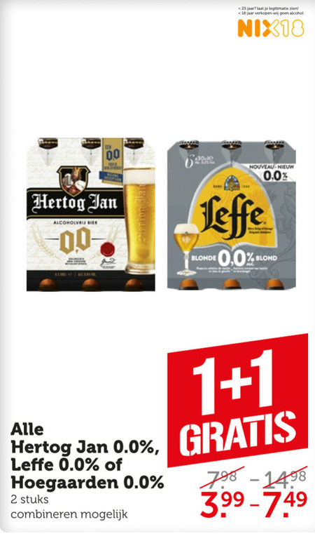 Hoegaarden Alcoholvrij Bier Folder Aanbieding Bij Coop - Details