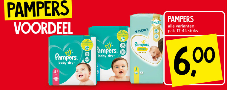 Wolk Roman Eindig Pampers luiers folder aanbieding bij Jan Linders - details