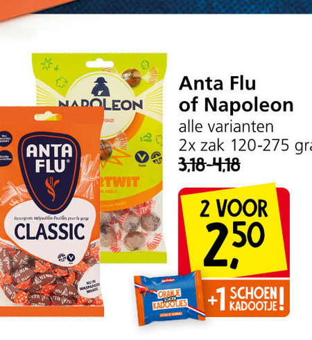 Napoleon   snoep folder aanbieding bij  Jan Linders - details