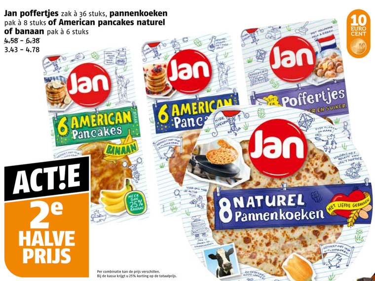 Jan   pannenkoek, poffertjes folder aanbieding bij  Poiesz - details