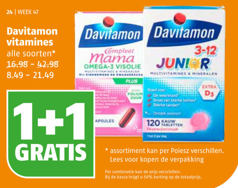 Davitamon Vitamine Folder Aanbieding Bij Poiesz Details