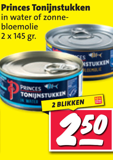 Princes   tonijn in blik folder aanbieding bij  Nettorama - details