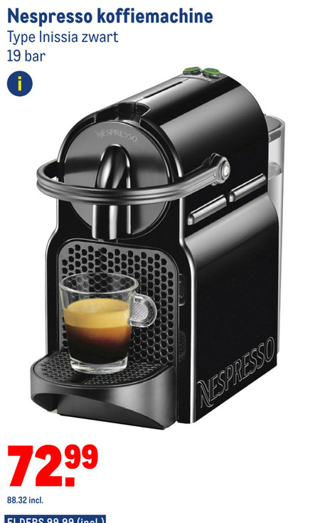 Franje Ontoegankelijk Komkommer Nespresso nespresso apparaat folder aanbieding bij Makro - details