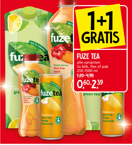 Fuze Tea Ice Tea Folder Aanbieding Bij Jan Linders Details