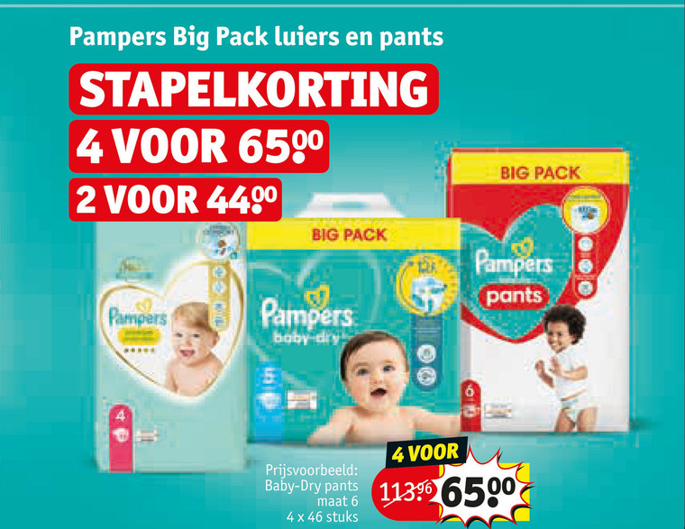 luiers, luierbroekjes folder aanbieding bij - details