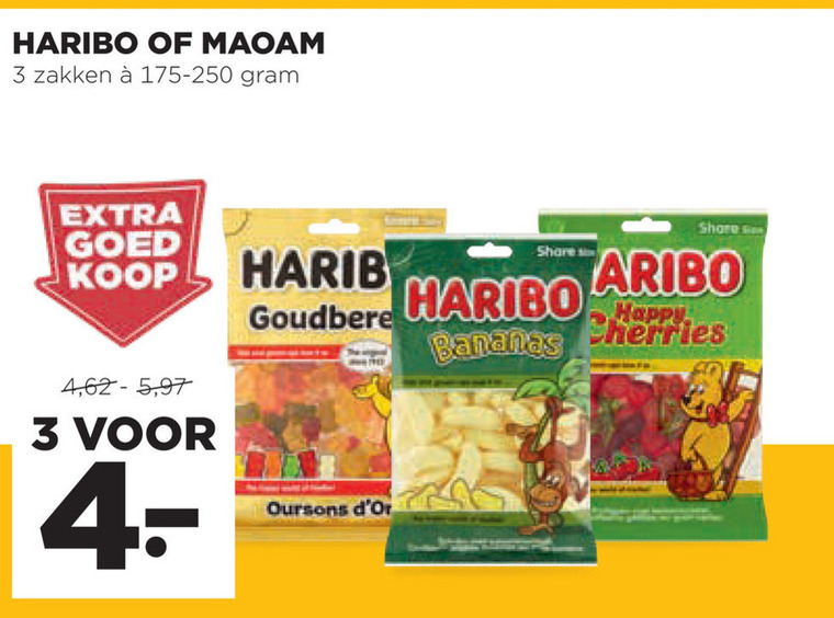 Haribo   snoep folder aanbieding bij  Jumbo - details