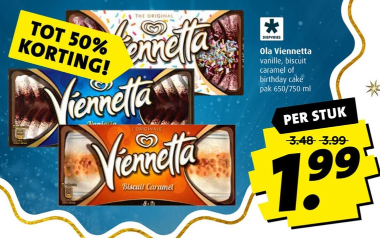 Ola Viennetta Ijstaart Folder Aanbieding Bij Boni Details