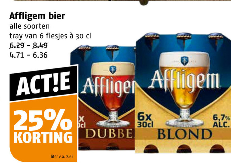 Affligem   speciaalbier folder aanbieding bij  Poiesz - details