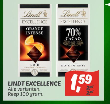 Lindt   chocolade folder aanbieding bij  Dekamarkt - details