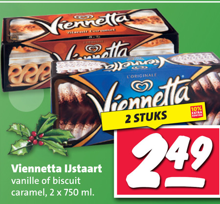 Ola Viennetta   ijstaart folder aanbieding bij  Nettorama - details