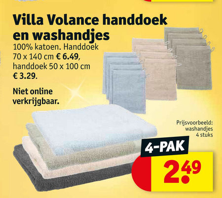 Klap ethiek leiderschap handdoek, washandje folder aanbieding bij Kruidvat - details