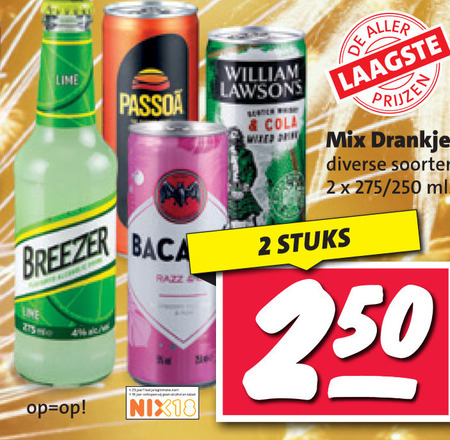 Bacardi   mixdrank folder aanbieding bij  Nettorama - details