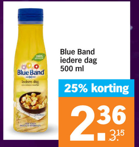 Blue Band   olie en vetten folder aanbieding bij  Albert Heijn - details