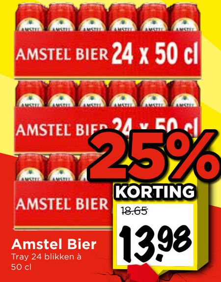 Amstel Blikje Bier Folder Aanbieding Bij Vomar Details