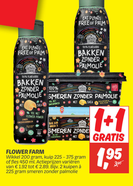 Flower Farm   olie en vetten, margarine folder aanbieding bij  Dekamarkt - details