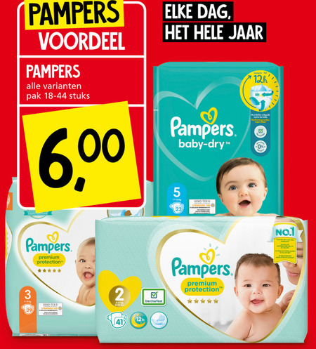 Wolk Roman Eindig Pampers luiers folder aanbieding bij Jan Linders - details