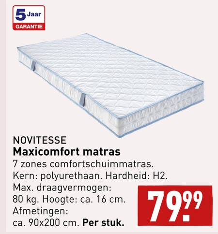 matras folder aanbieding Aldi - details