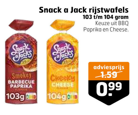 Snack A Jacks Rijstwafels Folder Aanbieding Bij Trekpleister Details