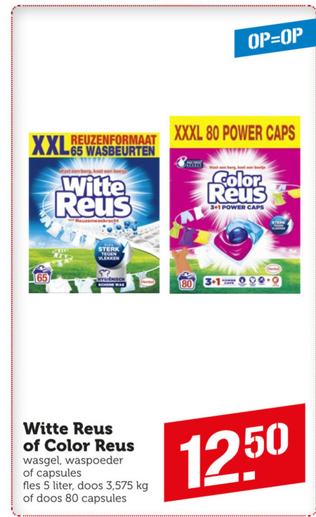 Color Reus   wasmiddel folder aanbieding bij  Coop - details