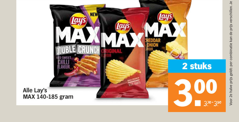 Lays   chips folder aanbieding bij  Albert Heijn - details