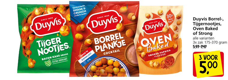 Duyvis   borrelnootjes folder aanbieding bij  Jan Linders - details