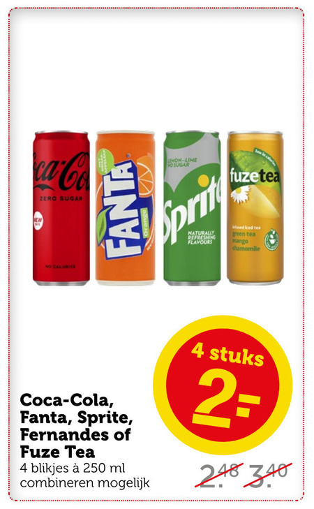 Fuze Tea Ice Tea Frisdrank Folder Aanbieding Bij Coop Details