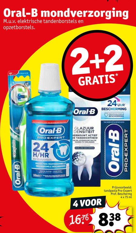 Oral-B Tandpasta, Mondverzorging Folder Aanbieding Bij Kruidvat - Details