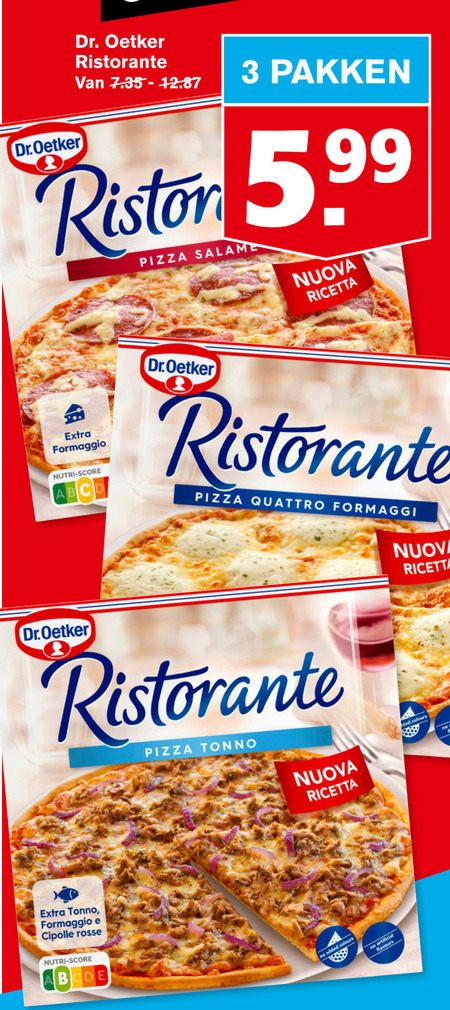 Dr Oetker Diepvriespizza Folder Aanbieding Bij Hoogvliet - Details