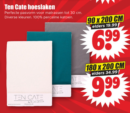 Embryo tank Heb geleerd Ten Cate hoeslaken folder aanbieding bij Dirk - details