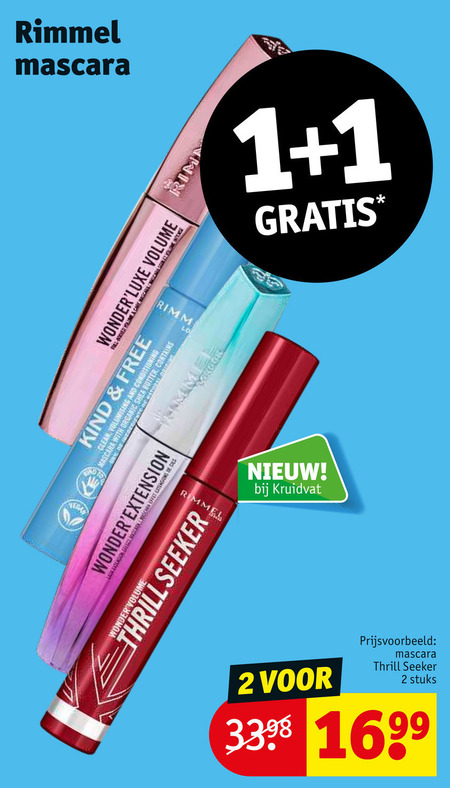 Rimmel mascara folder aanbieding - details