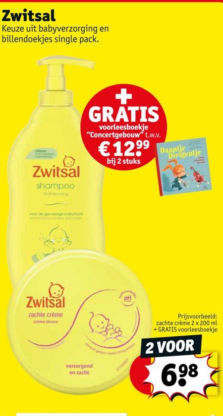 Antipoison Geneeskunde Imperial Zwitsal babyshampoo, babyverzorging folder aanbieding bij Kruidvat - details